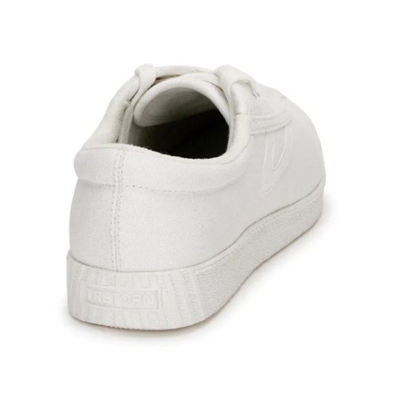 Tretorn Women’s 'Nylite Plus Canvas' Sneakers - White/White - Picture 5 of 10
